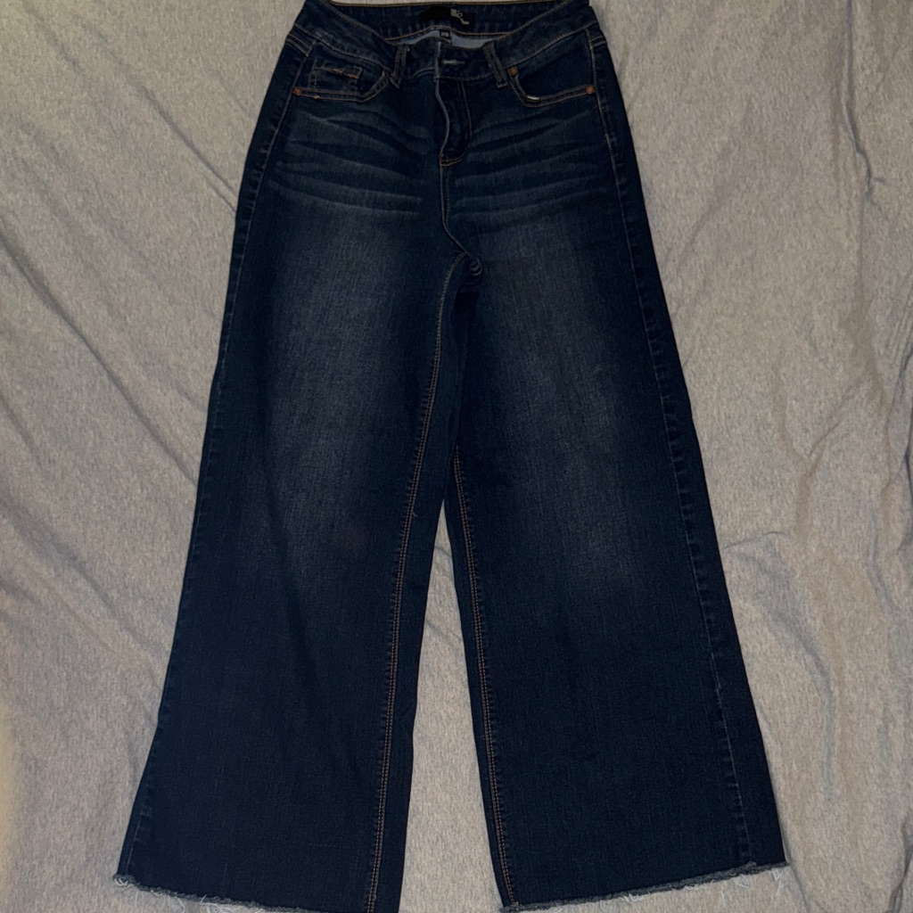 1822 Denim Womens Flare Jeans In Dark Indigo 1822 Denim Womens Flare Jeans In Dark Indigo